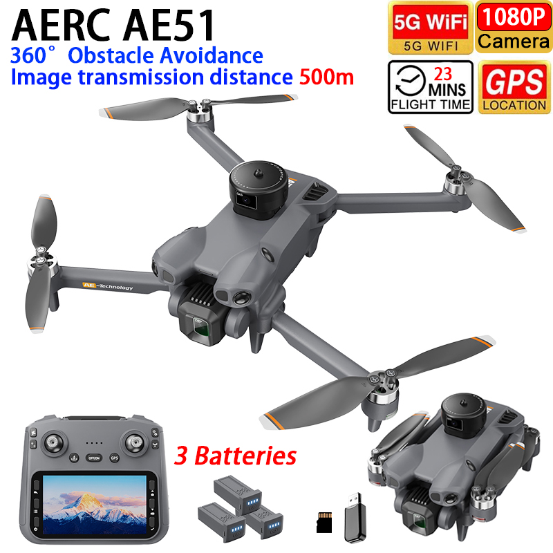 Drone Gps Mount - Dron AERC AE51 con GPS, WIFI,