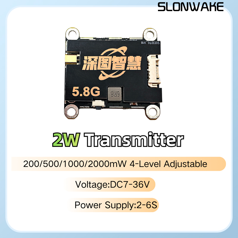 Transmisor VTX SLONWAKE 5.8G 5 - Drone Transmitter reseña y precio
