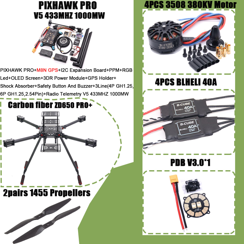 RCtoSky ZD650 PRO+ 650mm Ardup - Drone Power Distribution Board reseña y precio