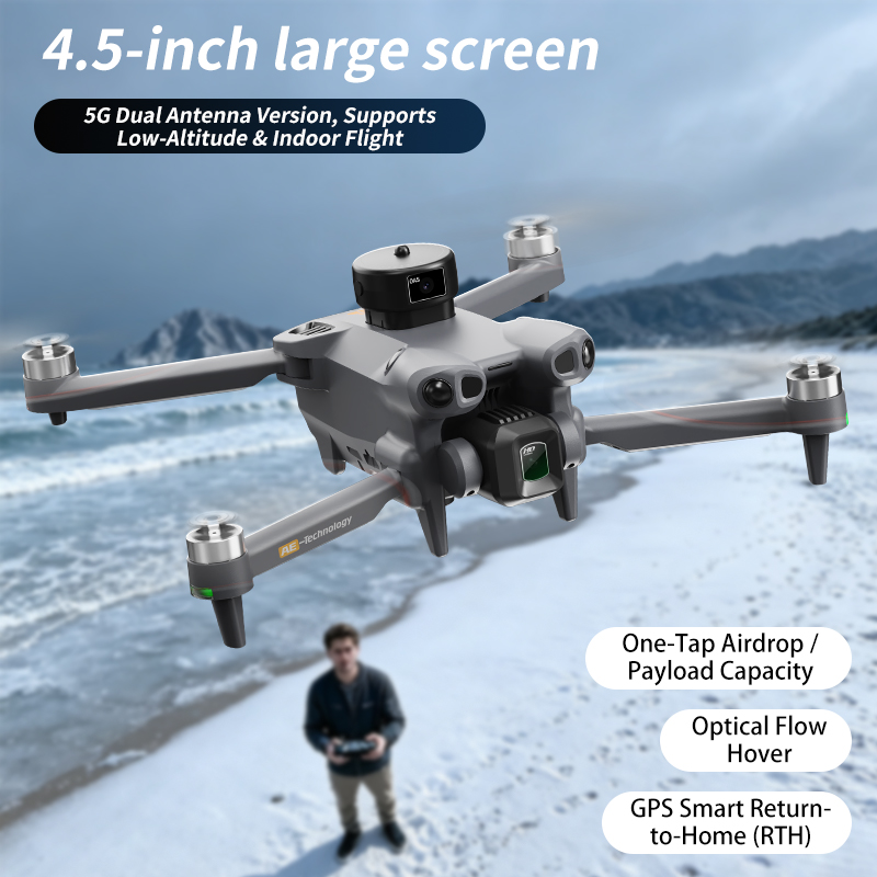 Dron AERC AE51 con GPS, WIFI,  - Drone Gps Mount reseña y precio